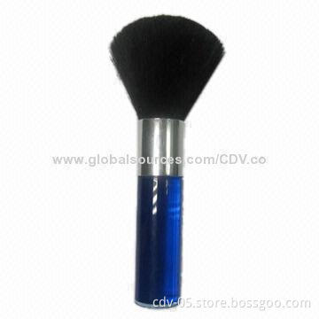 Makeup powder brush, made of acrylic handle and great goat hair